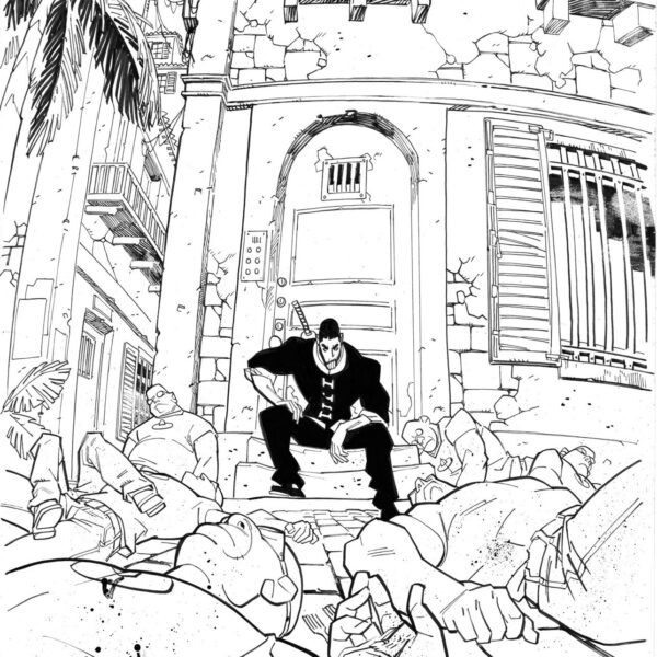 Hysteria: One Man Gang #1 Signed Splatter Variant Edition - Image 3