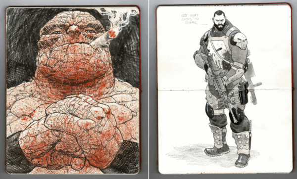 little/RED SKETCHBOOK - SIGNED