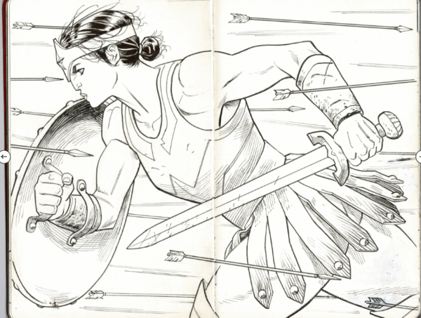 little/RED SKETCHBOOK - SIGNED - Image 3