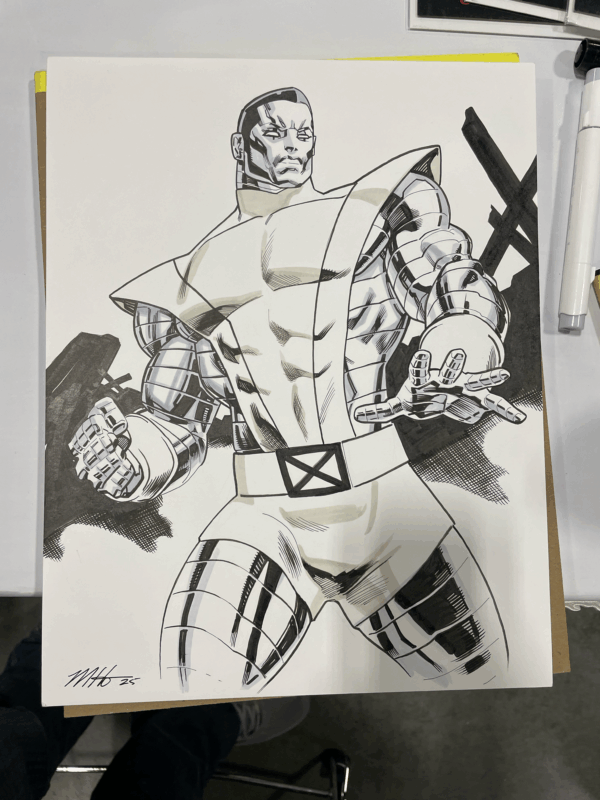 MIKE HAWTHORNE TORSO COMMISSION - B/W - Image 6